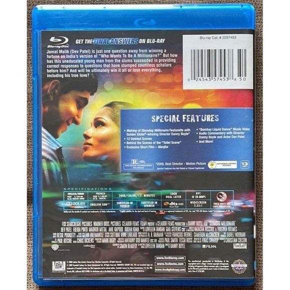 Slumdog Millionaire (Blu-Ray Disc, 2008) Academy Award Winner - Picture 2 of 4